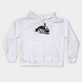 Western Era - Steam Train Kids Hoodie